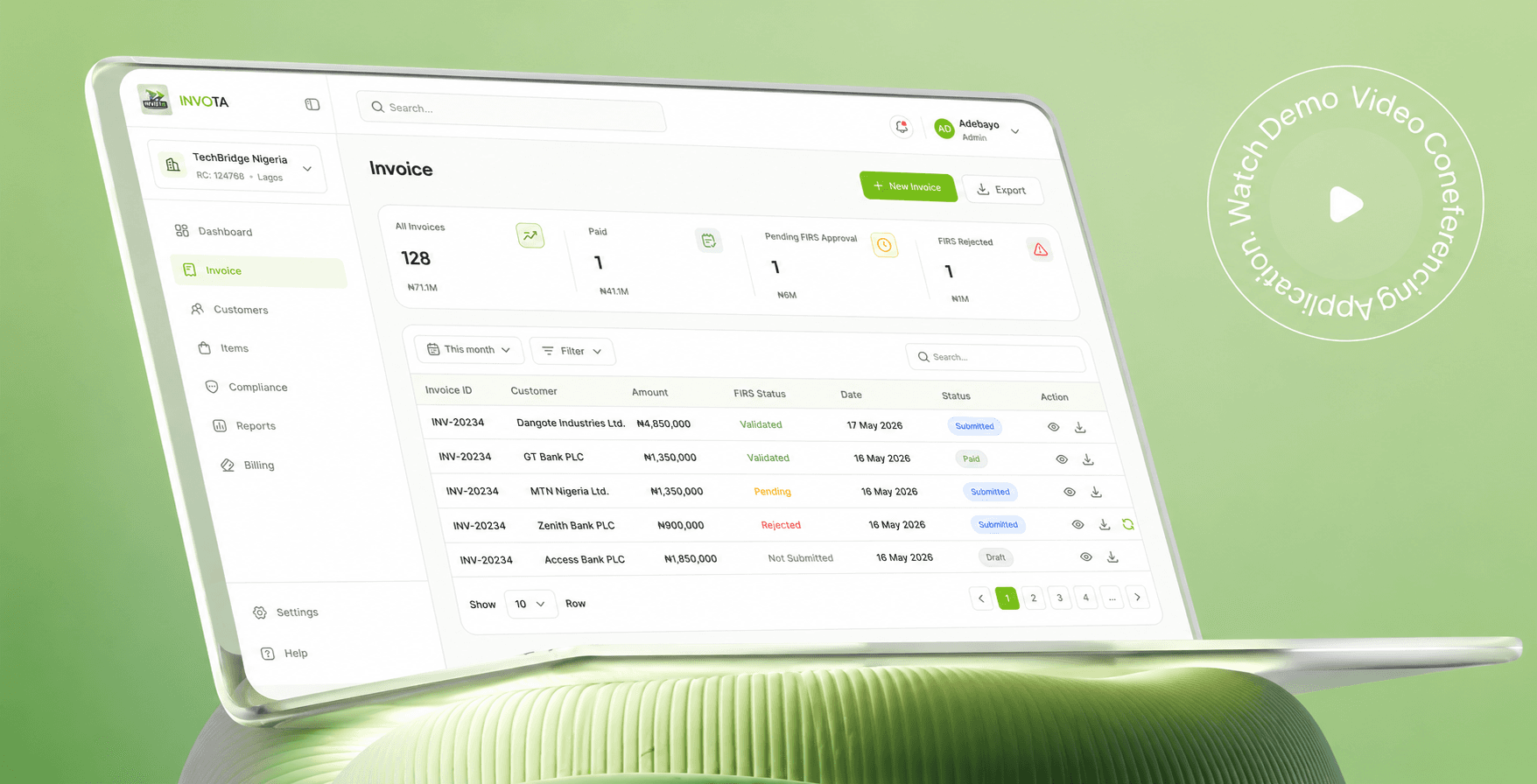 Invota product preview